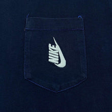 Load image into Gallery viewer, Nike Classic Basic Embroidered Mini Logo Short Sleeve Pocket Navy Blue T-Shirt
