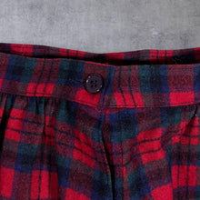 Load image into Gallery viewer, Vintage 90's Pendleton Made In USA Tartan Plaid Check Virgin Wool Skirt
