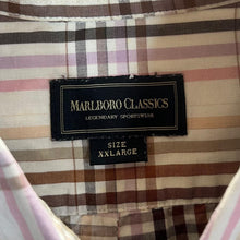 Load image into Gallery viewer, Vintage Marlboro Classics Multi Plaid Check Short Sleeve Cotton Button-Up Shirt
