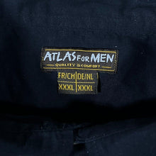 Load image into Gallery viewer, Atlas For Men Cowboy Western Black Brown Cotton Long Sleeve Shirt
