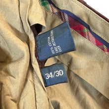 Load image into Gallery viewer, Vintage POLO RALPH LAUREN &quot;Preston Pant&quot; Brown Corduroy Cord Straight Leg Trousers
