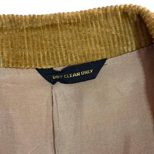 Load image into Gallery viewer, Vintage 90&#39;s GENE DOUGLAS By F&amp;M Brown Corduroy Cord Button Blazer
