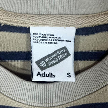 Load image into Gallery viewer, Vintage Warner Bros (1998) LOONEY TUNES Brown Black Striped Long Sleeve T-Shirt
