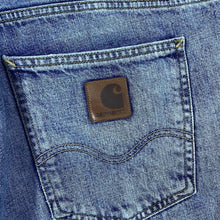 Load image into Gallery viewer, Carhartt "Marlow Pant" Classic Stonewashed Blue Denim Relaxed Straight Leg Jeans
