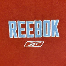 Load image into Gallery viewer, Early 00&#39;s Reebok Embroidered Logo Spellout Orange Crewneck Sweatshirt
