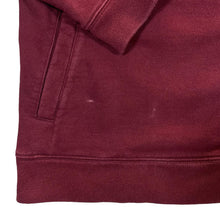 Load image into Gallery viewer, Early 00&#39;s TIMBERLAND Classic Mini Logo Burgundy Zip Sweatshirt

