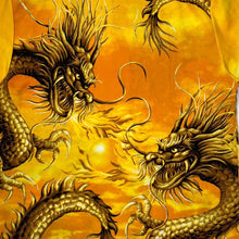 Load image into Gallery viewer, Early 00’s ALL THINGS Gothic Dragon All-Over Print Polyester Open Collar Shirt

