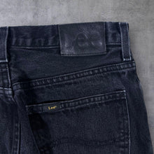 Load image into Gallery viewer, Lee Jeans "Brooklyn Comfort" Classic Black Straight Leg Denim Jeans
