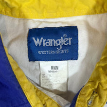 Load image into Gallery viewer, Vintage WRANGLER "Western Shirts" Colour Block Cowboy Cotton Popper Short Sleeve Shirt
