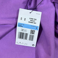 Load image into Gallery viewer, NIKE &quot;The Nike Tee&quot; Classic Embroidered Mini Logo Purple T-Shirt
