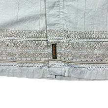 Load image into Gallery viewer, Vintage Timberland Beige Patterned Concealed Button Short Sleeve Shirt

