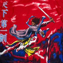 Load image into Gallery viewer, Early 00’s Ninety Anime Manga Samurai Y2K Graphic All-Over Print Polyester Shirt
