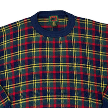 Load image into Gallery viewer, Vintage 90&#39;s BOSTON TRADERS Lumberjack Tartan Plaid Check Wool Knit Crewneck Sweater Jumper
