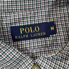 Load image into Gallery viewer, POLO RALPH LAUREN Green Purple White Plaid Check Long Sleeve Button-Up Shirt
