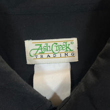 Load image into Gallery viewer, Vintage 90&#39;s Ash Creek Trading Embroidered Rose Western Cowboy Popper Shirt
