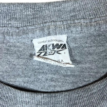 Load image into Gallery viewer, Vintage Akwa Tek ARMY Made In USA Logo Spellout Graphic Grey T-Shirt
