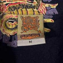 Load image into Gallery viewer, Early 00&#39;s Old School No Limits Gothic Y2K Traditional Dragon Graphic Short Sleeve Shirt
