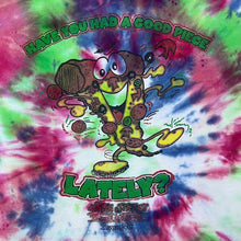 Load image into Gallery viewer, Side Street Pizza &amp; Pasta “Have You Had. A Good Piece Lately?” Souvenir Graphic Tie Dye T-Shirt
