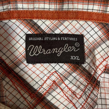 Load image into Gallery viewer, Vintage Wrangler Cowboy Western Red White Check Popper Short Sleeve Shirt
