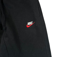 Load image into Gallery viewer, NIKE Classic Embroidered Mini Logo Slim Fit Black Sweatpants Joggers Bottoms
