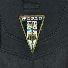 Load image into Gallery viewer, Vintage 90&#39;s TODAYS NEWS &quot;World Winter Sports&quot; Colour Block Button Sweatshirt
