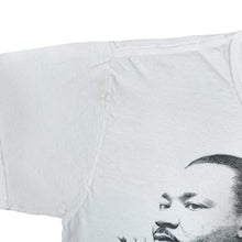Load image into Gallery viewer, BARACK OBAMA Martin Luther King Political Souvenir Spellout Graphic White T-Shirt
