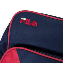Load image into Gallery viewer, Early 00&#39;s FILA Embroidered Logo Spellout Sports Backpack Rucksack Bag

