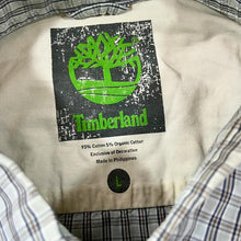 Load image into Gallery viewer, TIMBERLAND Classic Check Long Sleeve Button-Up Cotton Shirt
