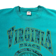 Load image into Gallery viewer, Vintage 90's Virginia Beach "Virginia" Souvenir Distressed Graphic Single Stitch T-Shirt
