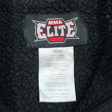 Load image into Gallery viewer, MMA ELITE Gothic Eagle Spellout Graphic Sherpa Fleece Lined Zip Hoodie
