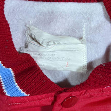 Load image into Gallery viewer, Vintage 90&#39;s DeLong Made in USA Embroidered Nylon Varsity Letterman Bomber Jacket
