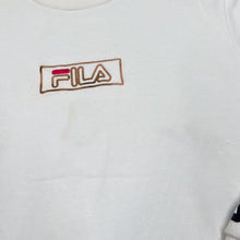 Load image into Gallery viewer, FILA Embroidered Mini Centre Patch Logo Crewneck Sweatshirt
