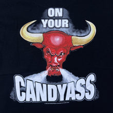 Load image into Gallery viewer, Vintage WWF (1999) The Rock “Layeth The Smacketh Down!” Wrestling Black T-Shirt
