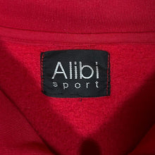 Load image into Gallery viewer, Early 00&#39;s ALIBI SPORT &quot;Athletic Sportswear&quot; Embroidered Spellout 1/4 Zip Pullover Sweatshirt
