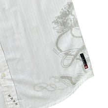 Load image into Gallery viewer, Early 00&#39;s QUIKSILVER Floral Surfer Graphic Short Sleeve Shirt
