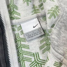 Load image into Gallery viewer, NIKE AIR Classic Split Colour Embroidered Mini Logo Zip Hoodie
