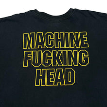 Load image into Gallery viewer, Early 00&#39;s MACHINE HEAD &quot;Machine F***king Head&quot; Classic Logo Thrash Heavy Metal Band T-Shirt
