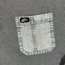 Load image into Gallery viewer, KALAMTON Stonewash Trim Khaki-Grey Cotton Elastane Long Sleeve Polo Shirt

