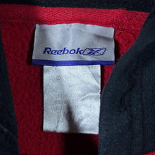 Load image into Gallery viewer, Reebok NBA Philadelphia 76ers Basketball Embroidered Black Red Pullover Hoodie
