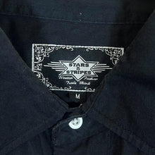 Load image into Gallery viewer, Vintage STARS &amp; STRIPES Horse Nature Cowboy Western Long Sleeve Cotton Shirt
