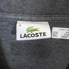 Load image into Gallery viewer, Early 00&#39;s LACOSTE Classic Embroidered Mini Croc Logo Grey Short Sleeve Polo Shirt
