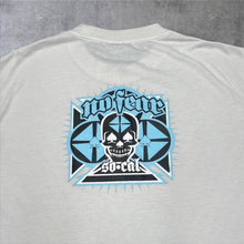 Load image into Gallery viewer, No Fear “So-Cal” Skater Y2K Logo Spellout Graphic White T-Shirt
