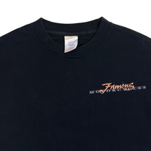 Load image into Gallery viewer, Vintage Tennessee River "Famous Motorcycles" Biker Novelty Graphic Black T-Shirt
