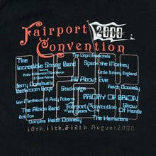 Load image into Gallery viewer, Vintage FAIRPORT CONVENTION "Cropredy Festival 2000" Folk Rock Band Music Graphic T-Shirt

