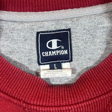 Load image into Gallery viewer, Early 00&#39;s Champion Classic Embroidered Mini Logo Red Crewneck Sweatshirt
