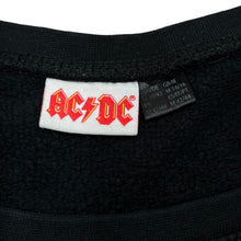 Load image into Gallery viewer, AC/DC &quot;World Tour &#39;79&quot; Logo Spellout Graphic Hard Rock Band Wide Neck Sweatshirt
