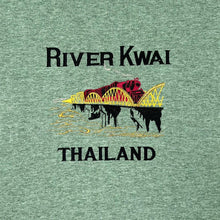 Load image into Gallery viewer, Vintage O.Sport RIVER KWAI “Thailand” Embroidered Souvenir Spellout Graphic T-Shirt

