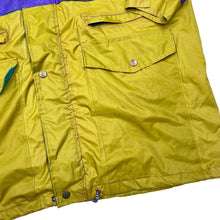 Load image into Gallery viewer, Vintage OCEAN SPRAY Bold Colour Block Festival Waterproof Windbreaker Cagoule Jacket
