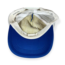 Load image into Gallery viewer, Billabong Surfer Patch Logo Blue White Mesh Trucker Baseball Cap
