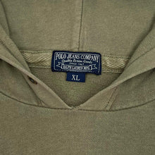 Load image into Gallery viewer, Early 00&#39;s POLO JEANS CO RALPH LAUREN USA Flag Patch Lightweight Pullover Hoodie
